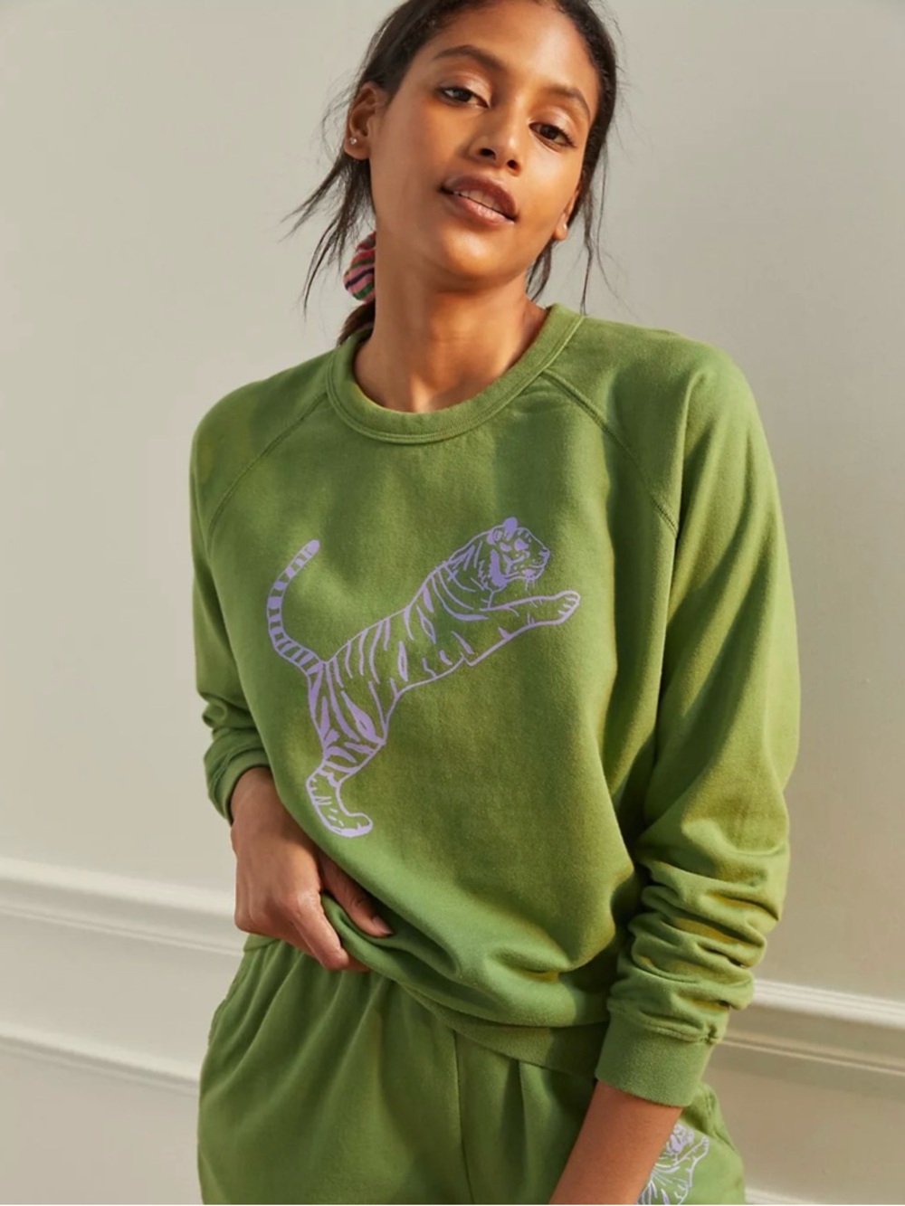 Clare V Tiger Sweatshirt